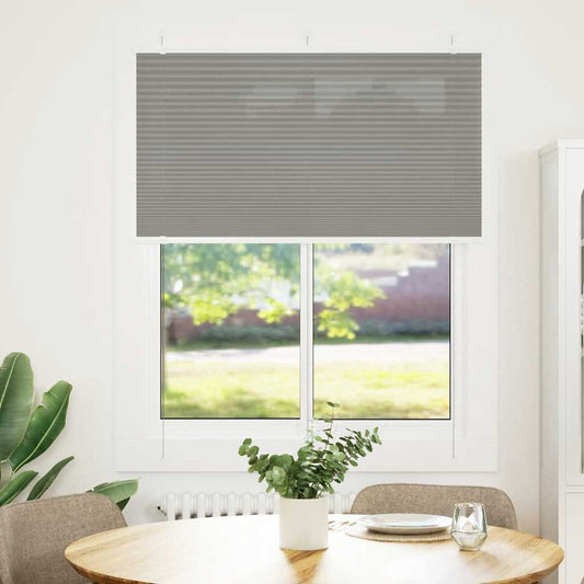 Pleated Blind Anthracite 110x100 cm Fabric width 109.4 cm Polyester