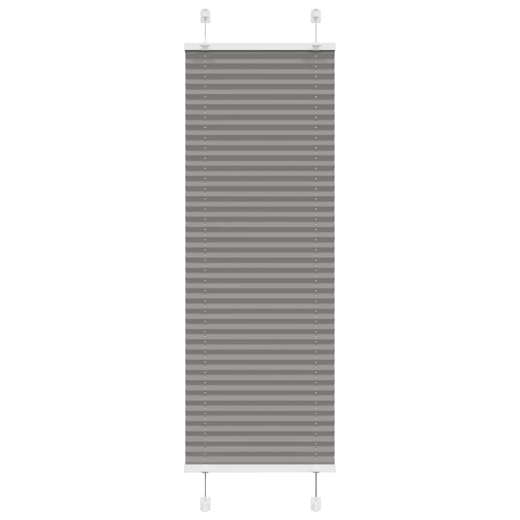 Plissee Anthrazit 45x150 cm Stoffbreite 44,4 cm Polyester