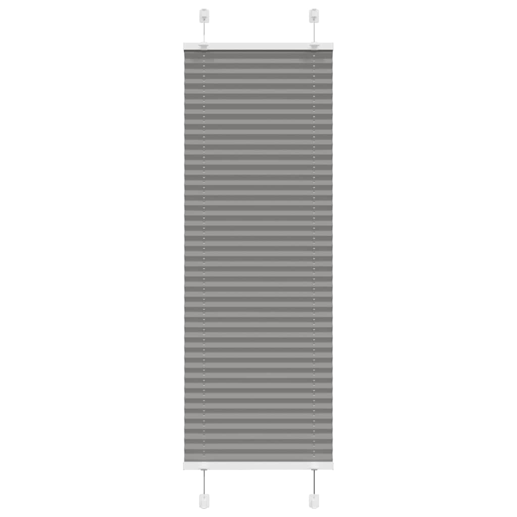 Store plissé anthracite 50x150 cm Largeur du tissu 49,4 cm Polyester
