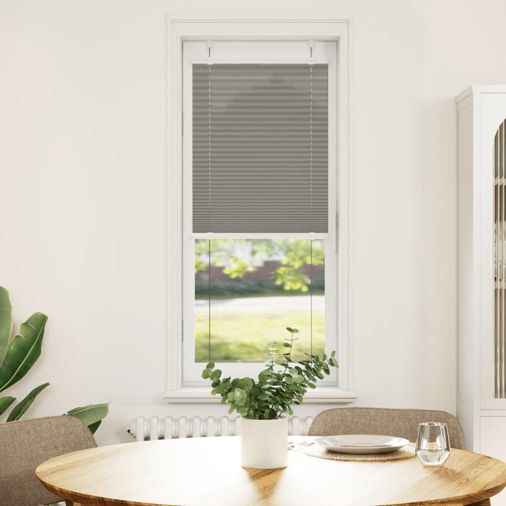 Store plissé anthracite 50x150 cm Largeur du tissu 49,4 cm Polyester