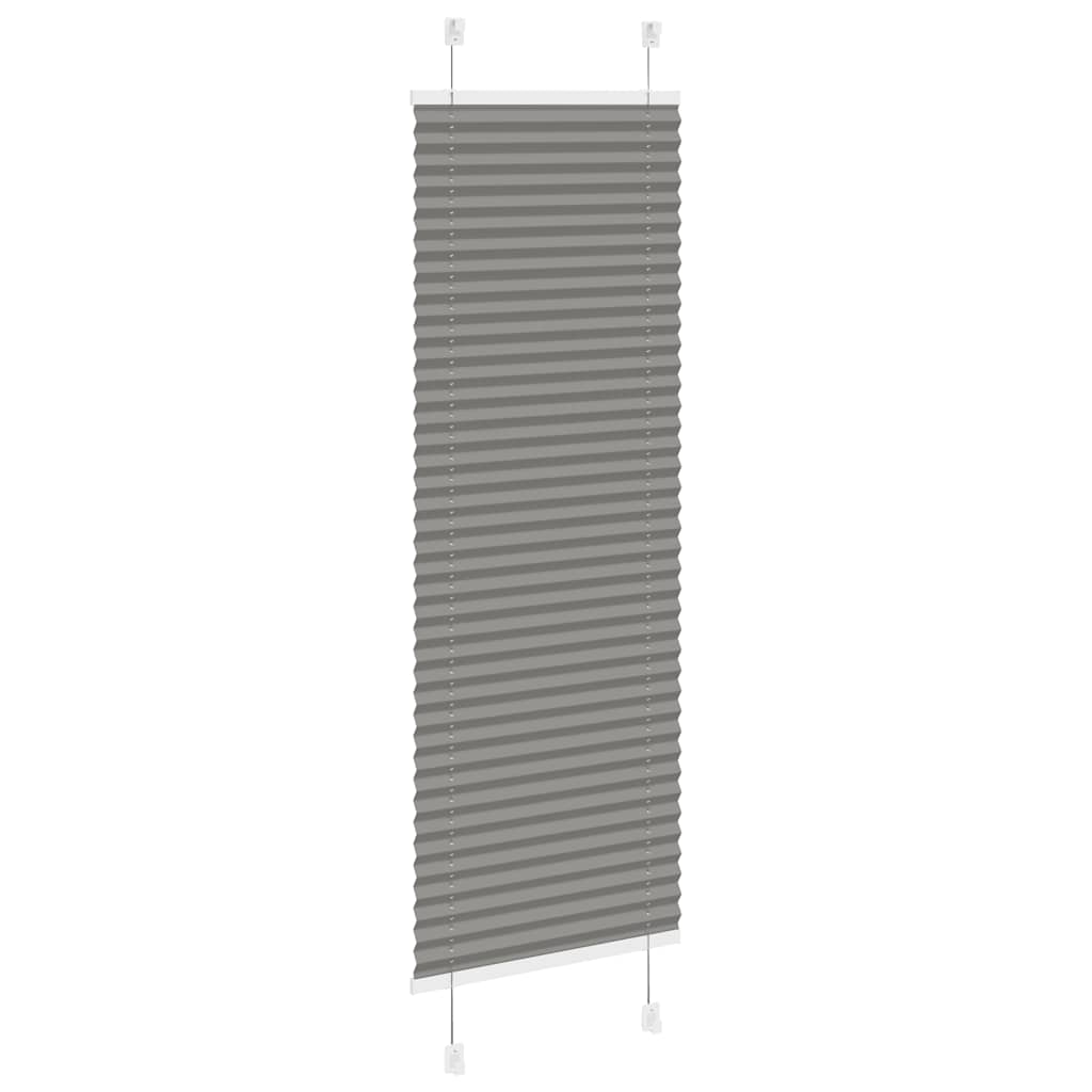 Store plissé anthracite 50x150 cm Largeur du tissu 49,4 cm Polyester