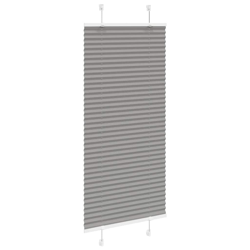 Plissee Anthrazit 65x150 cm Stoffbreite 64,4 cm Polyester