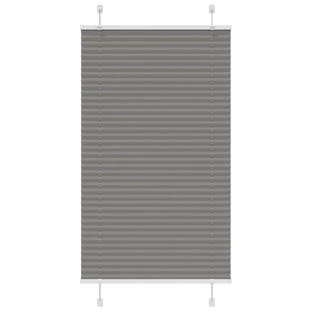 Store plissé anthracite 70x150 cm largeur du tissu 69,4 cm polyester