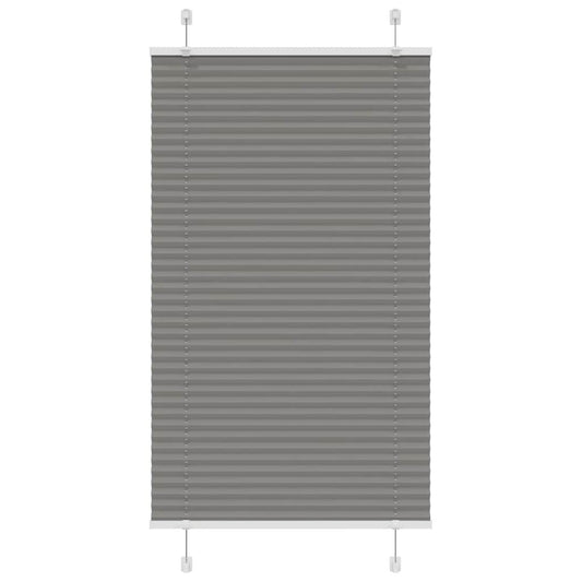 Plissee Anthrazit 70x150 cm Stoffbreite 69,4 cm Polyester