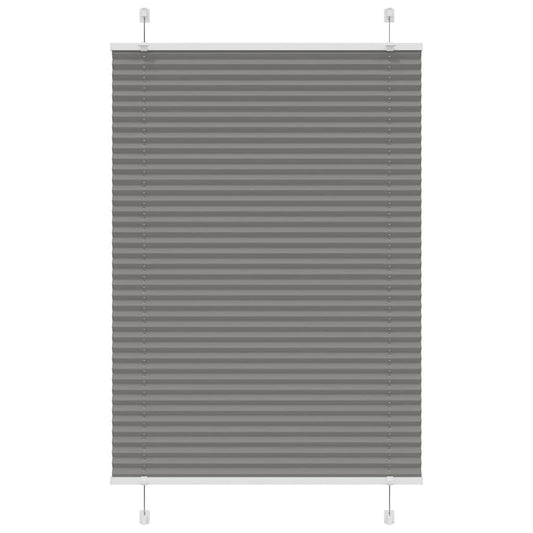 Pleated Blind Anthracite 95x150 cm Fabric width 94.4 cm Polyester