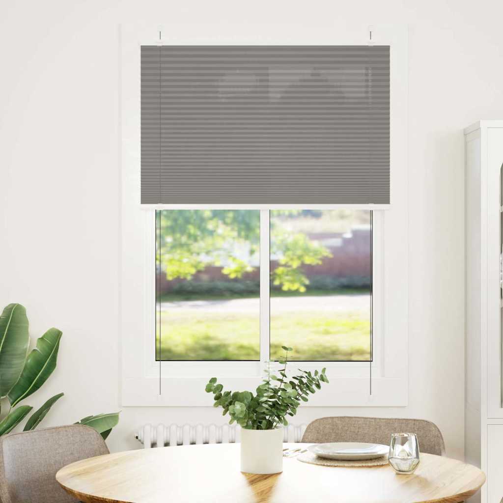 Store plissé anthracite 95x150 cm largeur du tissu 94,4 cm polyester