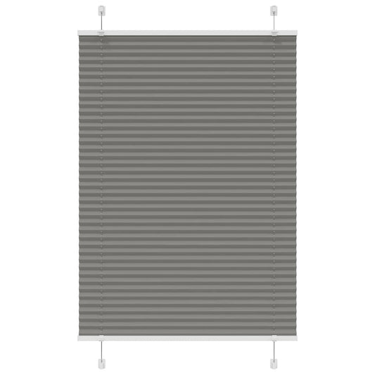 Plissee Anthrazit 100x150 cm Stoffbreite 99,4 cm Polyester