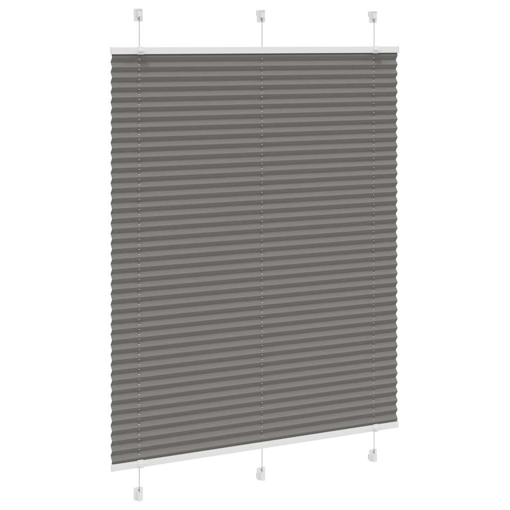 Store plissé anthracite 105x150 cm largeur du tissu 104,4 cm polyester