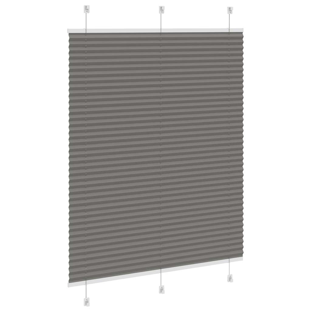Store plissé anthracite 105x150 cm largeur du tissu 104,4 cm polyester