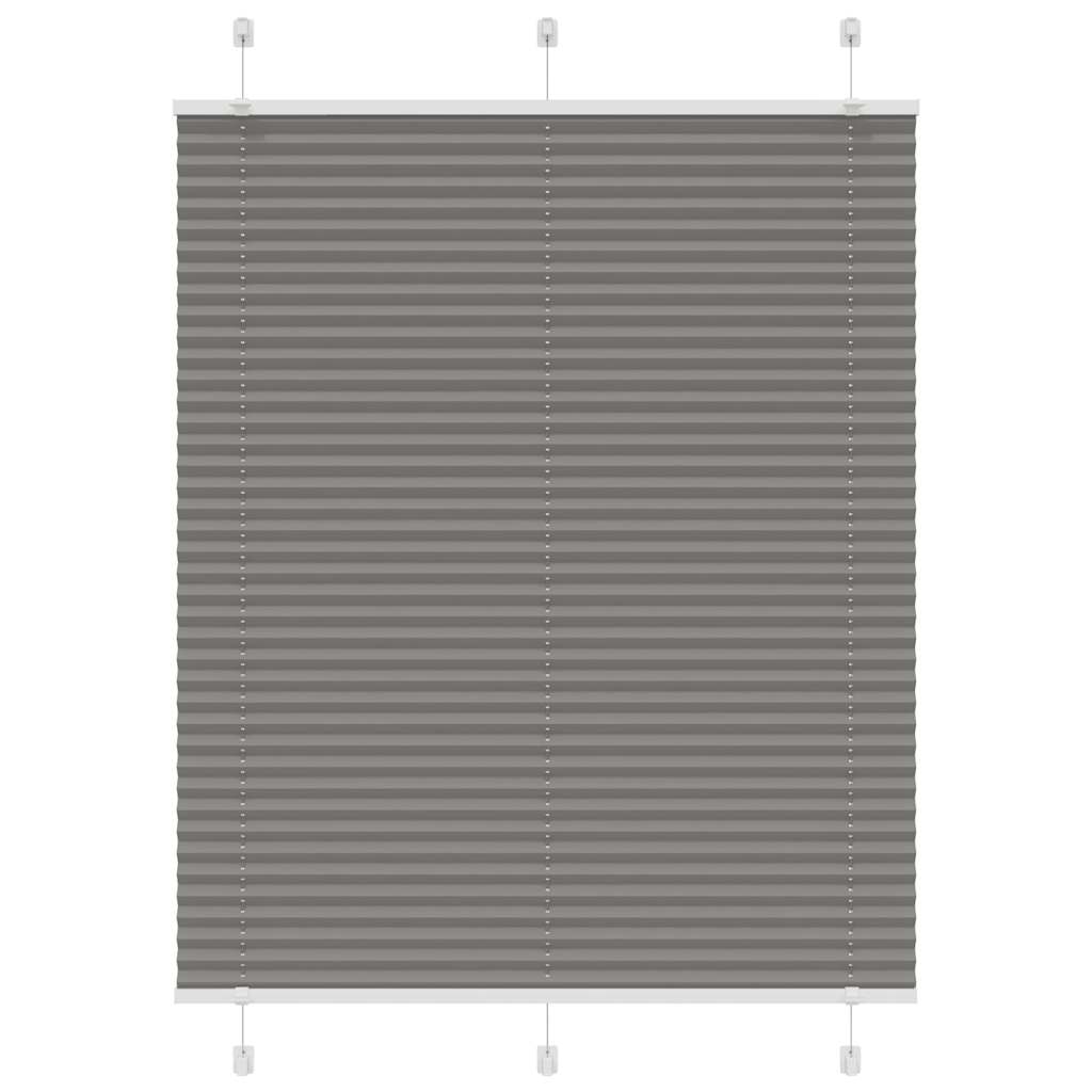 Store plissé anthracite 110x150 cm largeur du tissu 109,4 cm polyester