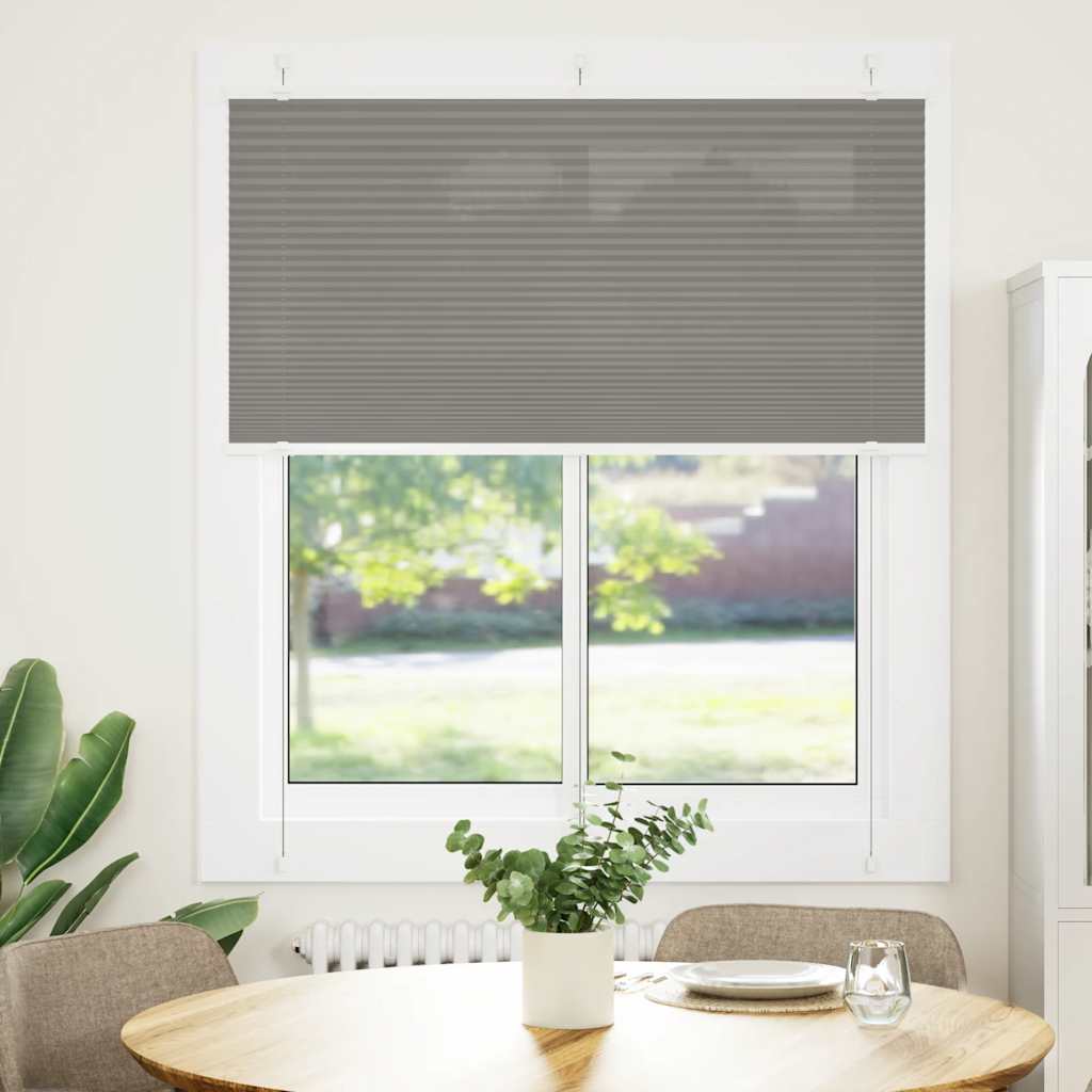 Pleated Blind Anthracite 115x150 cm Fabric width 114.4 cm Polyester