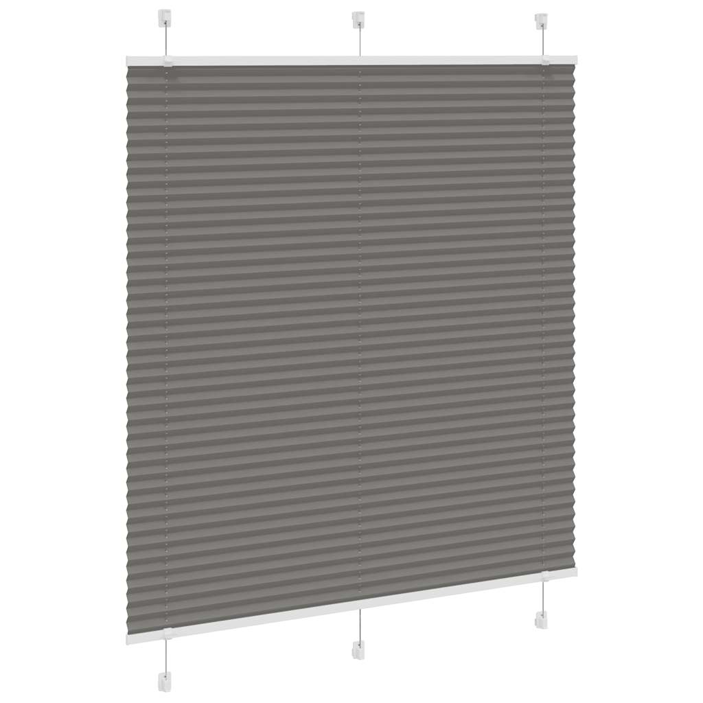 Pleated blind Anthracite 120x150 cm Fabric width 119.4 cm Polyester
