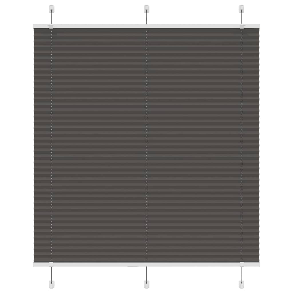 Store plissé noir 115x100 cm Largeur tissu 114,4 cm Polyester