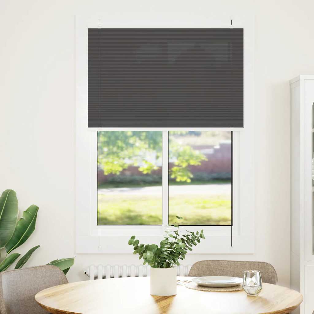 Plissé noir 100x150 cm Largeur du tissu 99,4 cm Polyester