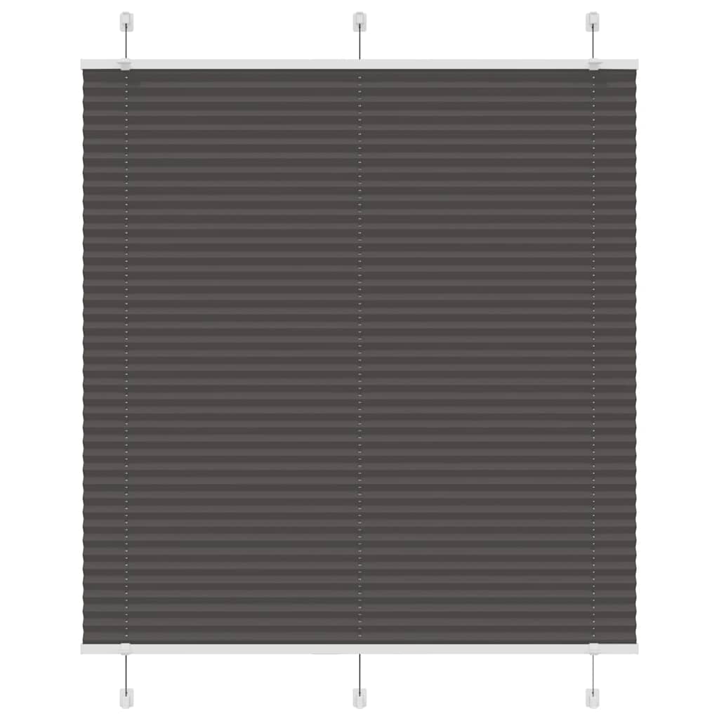 Store plissé noir 115x150 cm Largeur du tissu 114,4 cm Polyester