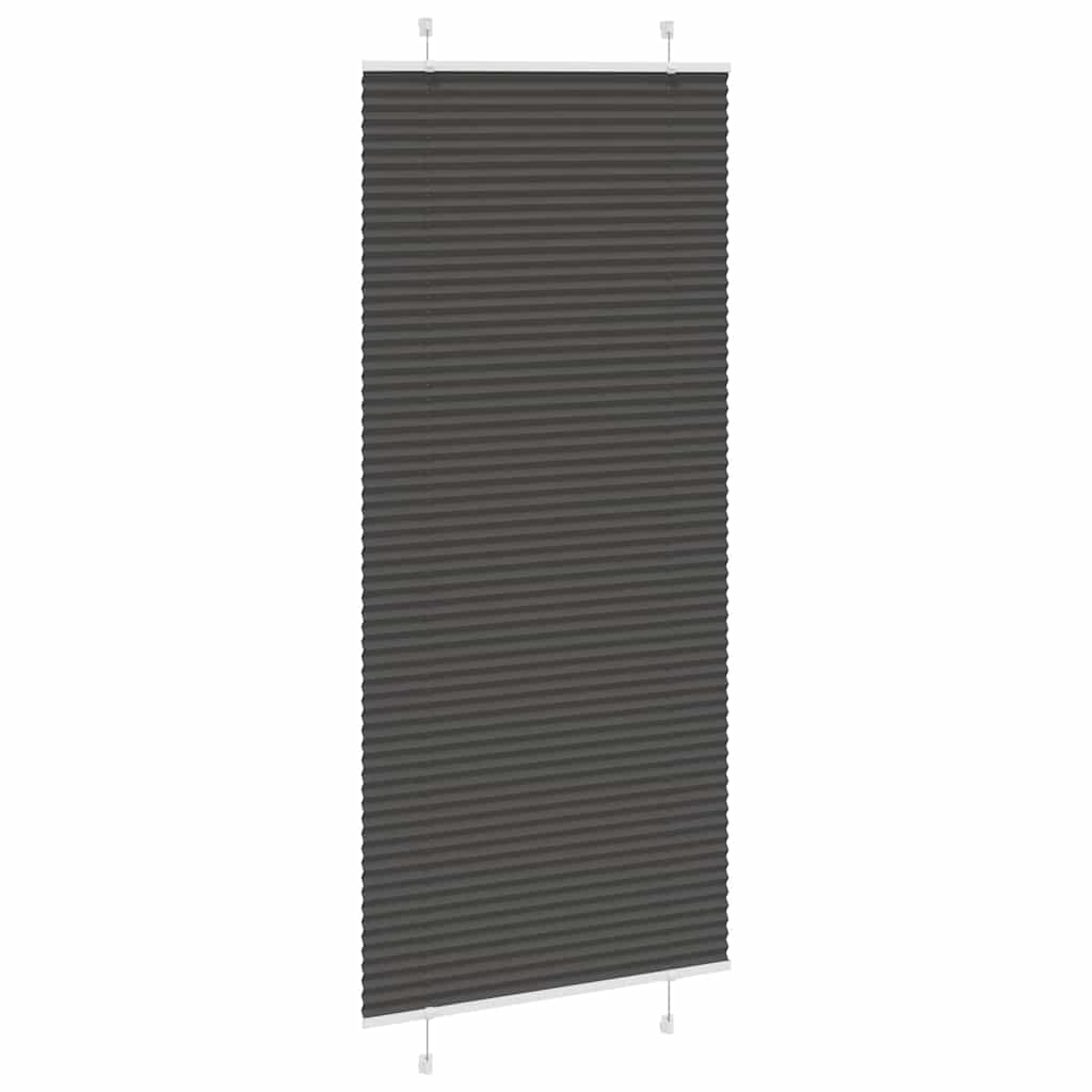 Plissé noir 100x200 cm Largeur du tissu 99,4 cm Polyester
