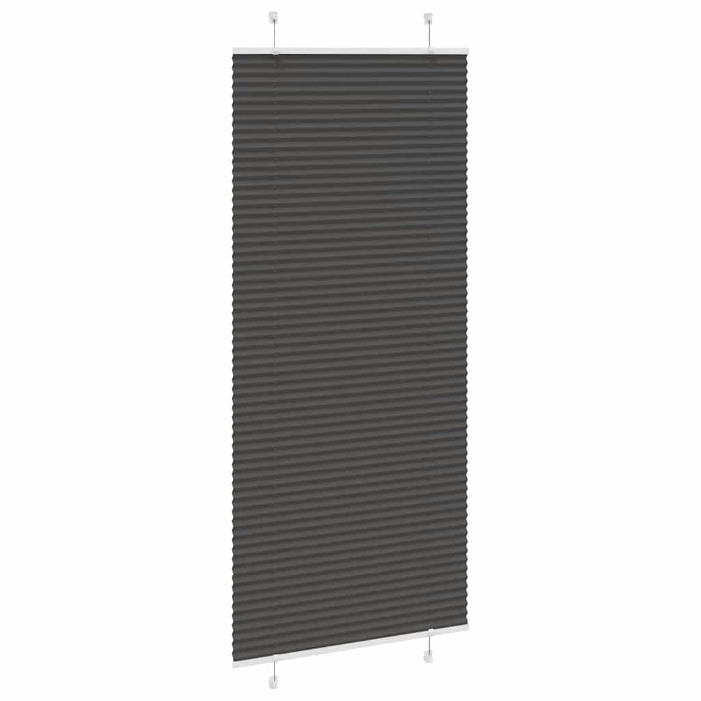 Plissé noir 100x200 cm Largeur du tissu 99,4 cm Polyester