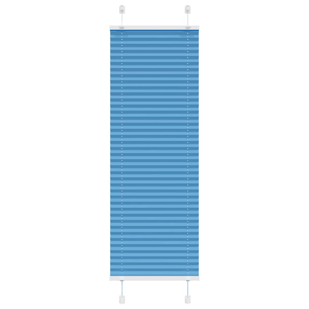 Plissee Blau 40x100 cm Stoffbreite 39,4 cm Polyester