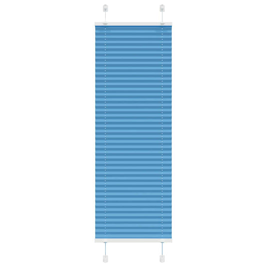 Pleated Blind Blue 45x100 cm Fabric Width 44.4 cm Polyester