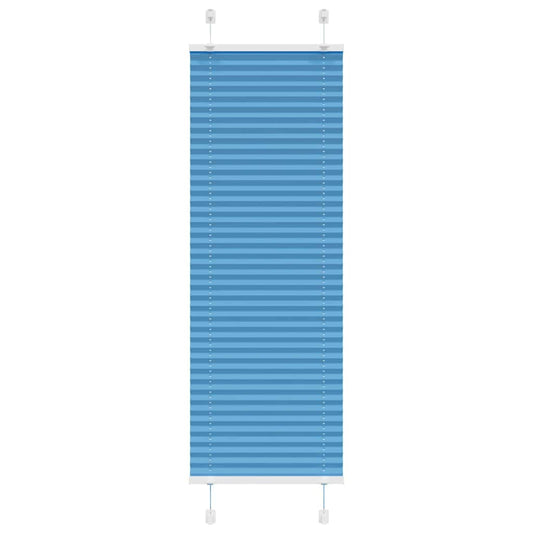 Pleated Blind Blue 40x150 cm Fabric width 39.4 cm Polyester