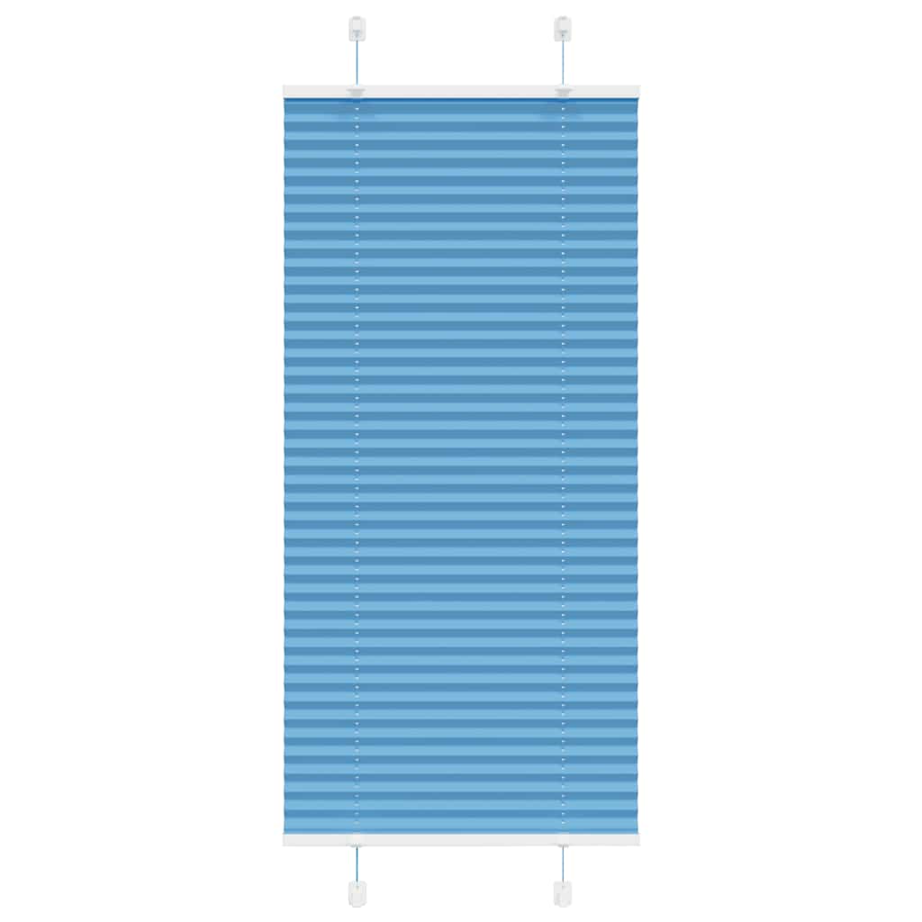 Plissee Blau 60x150 cm Stoffbreite 59,4 cm Polyester
