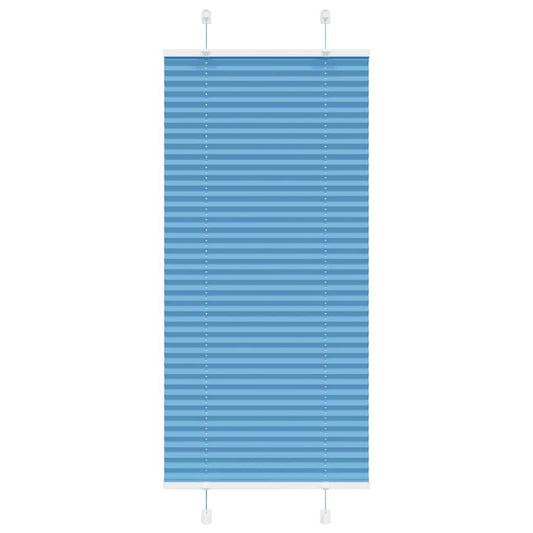 Store plissé bleu 60x150 cm largeur du tissu 59,4 cm polyester