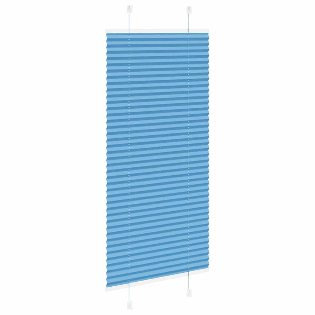Plissee Blau 60x150 cm Stoffbreite 59,4 cm Polyester