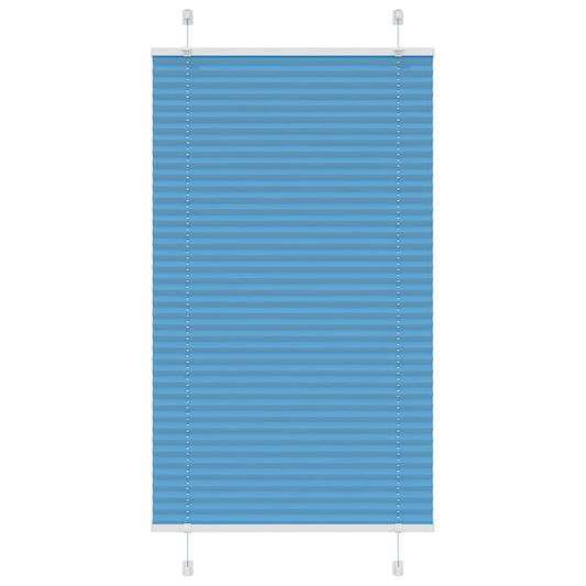 Pleated Blind Blue 70x150 cm Fabric width 69.4 cm Polyester
