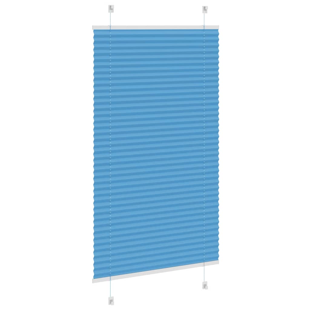 Pleated Blind Blue 70x150 cm Fabric width 69.4 cm Polyester