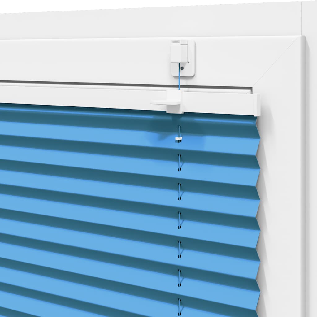 Pleated Blind Blue 70x150 cm Fabric width 69.4 cm Polyester