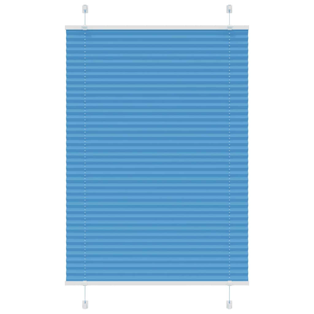 Store plissé bleu 85x150 cm largeur du tissu 84,4 cm polyester