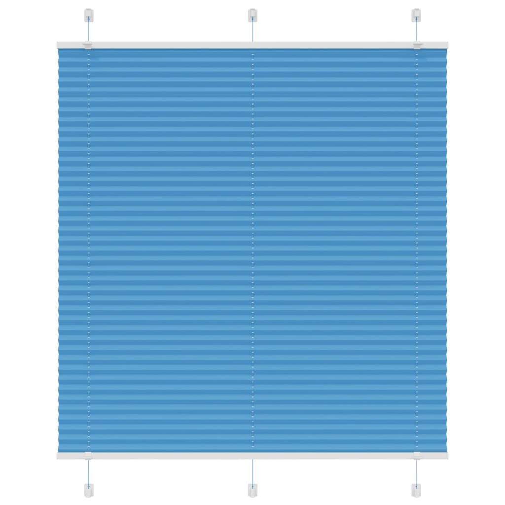 Store plissé bleu 115x150 cm largeur du tissu 114,4 cm Polyester