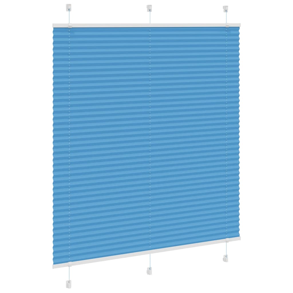 Store plissé bleu 115x150 cm largeur du tissu 114,4 cm Polyester