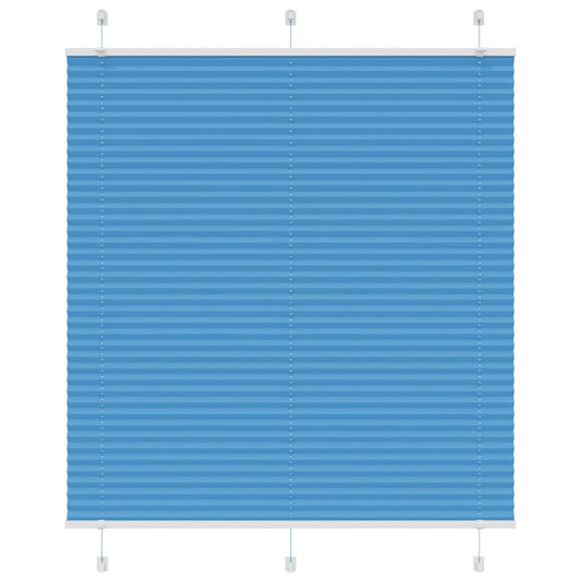 Store plissé bleu 120x150 cm largeur du tissu 119,4 cm polyester