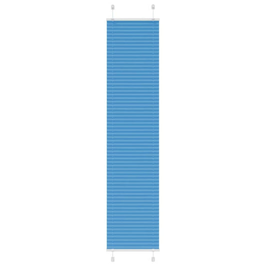Pleated Blind Blue 40x200 cm Fabric width 39.4 cm Polyester