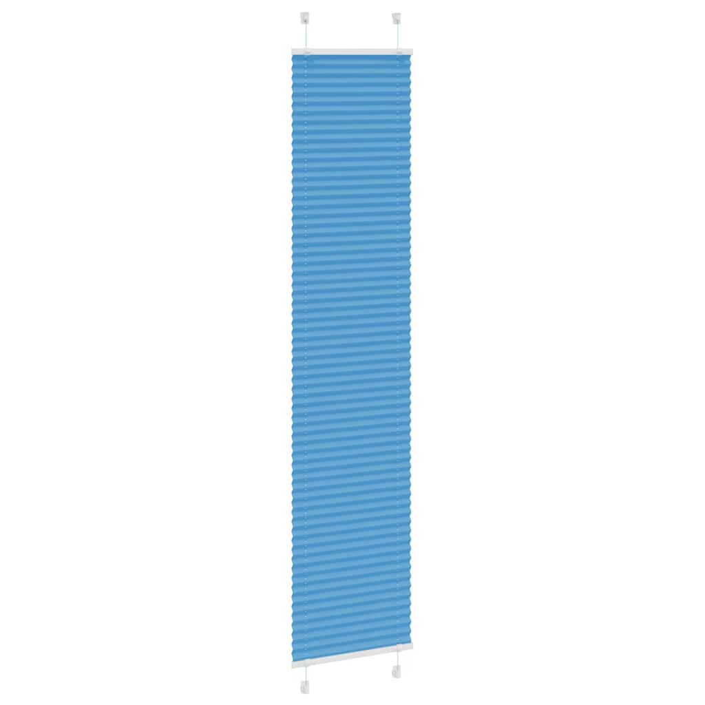 Plissee Blau 40x200 cm Stoffbreite 39,4 cm Polyester