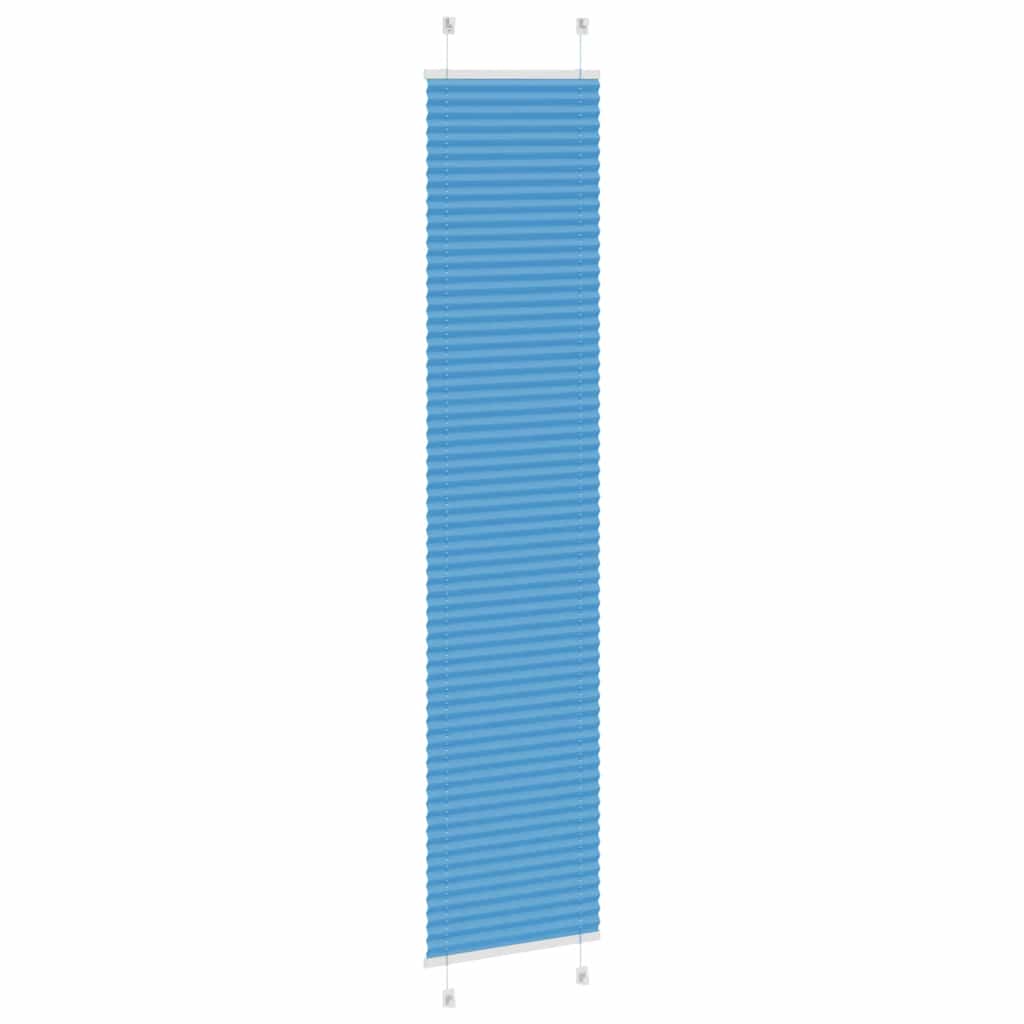 Plissee Blau 40x200 cm Stoffbreite 39,4 cm Polyester