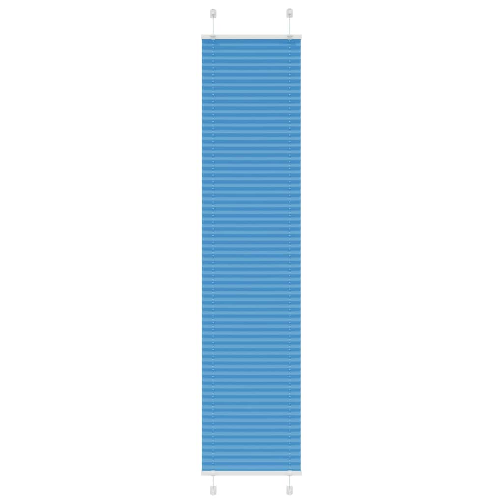 Plissee Blau 45x200 cm Stoffbreite 44,4 cm Polyester