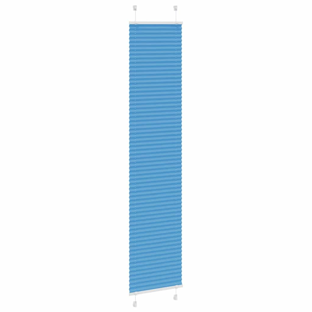 Plissee Blau 45x200 cm Stoffbreite 44,4 cm Polyester