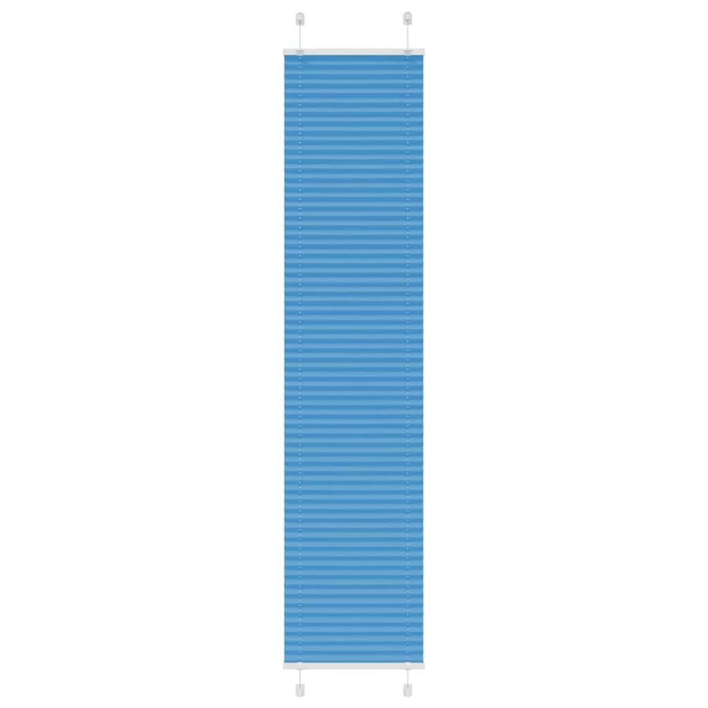 Pleated Blind Blue 50x200 cm Fabric Width 49.4 cm Polyester