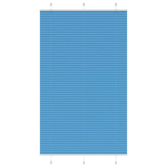 Store plissé bleu 120x200 cm Largeur tissu 119,4 cm Polyester