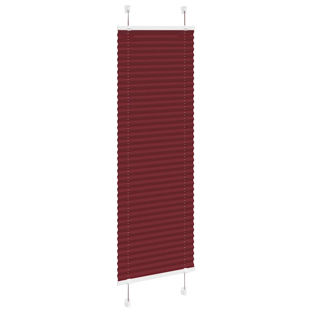 Plissé bordeaux 40x150 cm largeur du tissu 39,4 cm polyester
