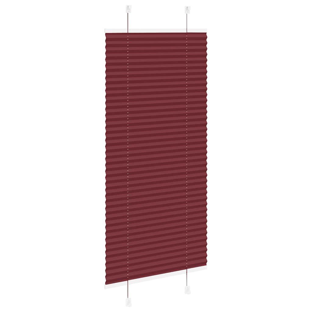 Plissee Bordeauxrot 55x150 cm Stoffbreite 54,4 cm Polyester