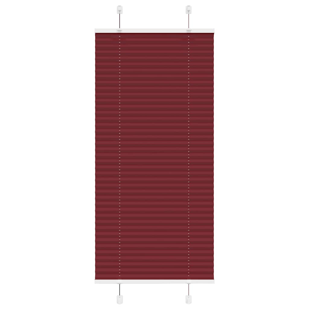 Store plissé rouge bordeaux 60x150 cm Largeur du tissu 59,4 cm Polyester