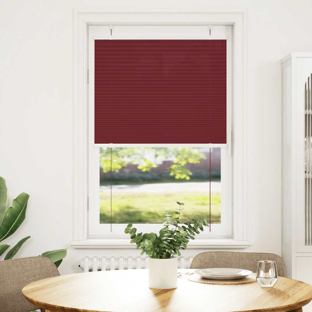 Store plissé bordeaux 75x150 cm largeur du tissu 74,4 cm polyester