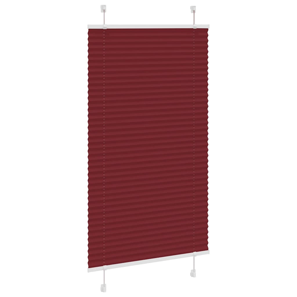 Store plissé bordeaux 75x150 cm largeur du tissu 74,4 cm polyester
