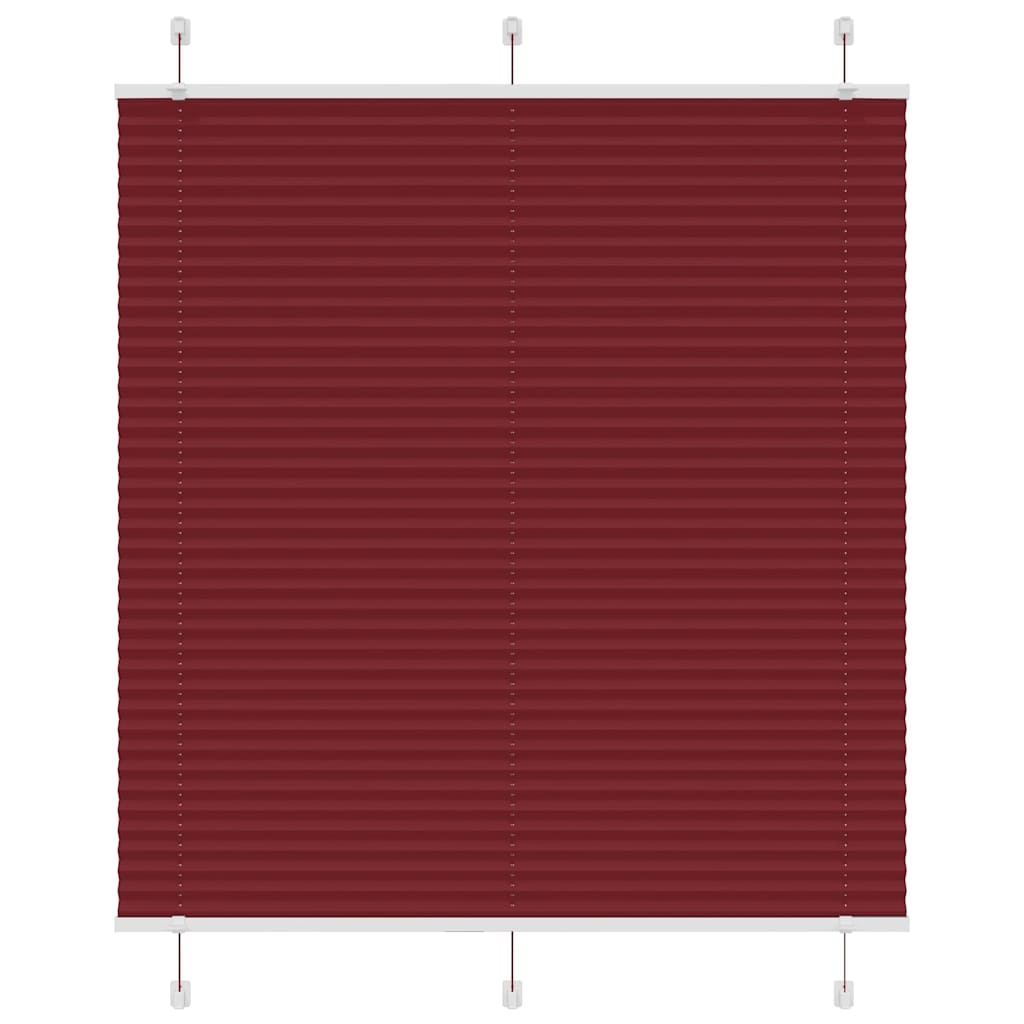 Store plissé bordeaux 115x150 cm Largeur du tissu 114,4 cm Polyester