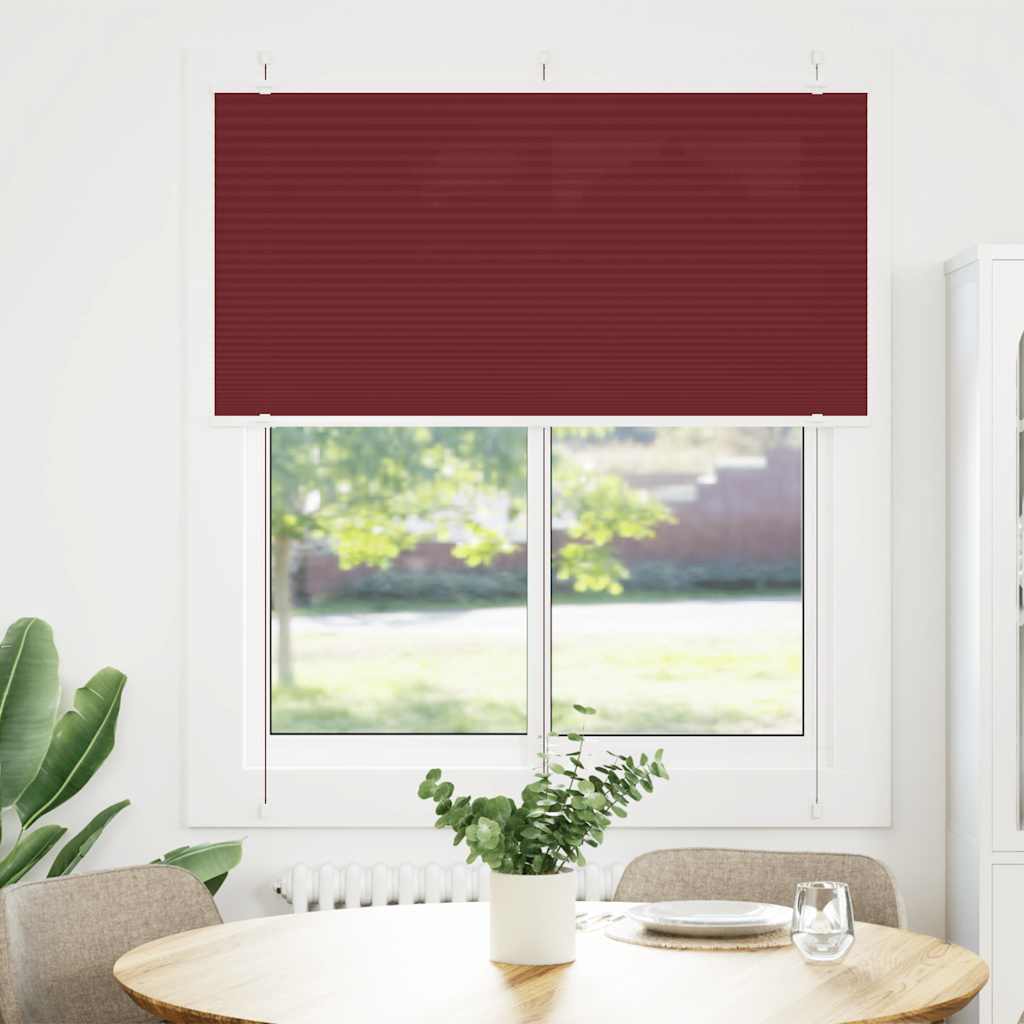 Store plissé bordeaux 115x150 cm Largeur du tissu 114,4 cm Polyester