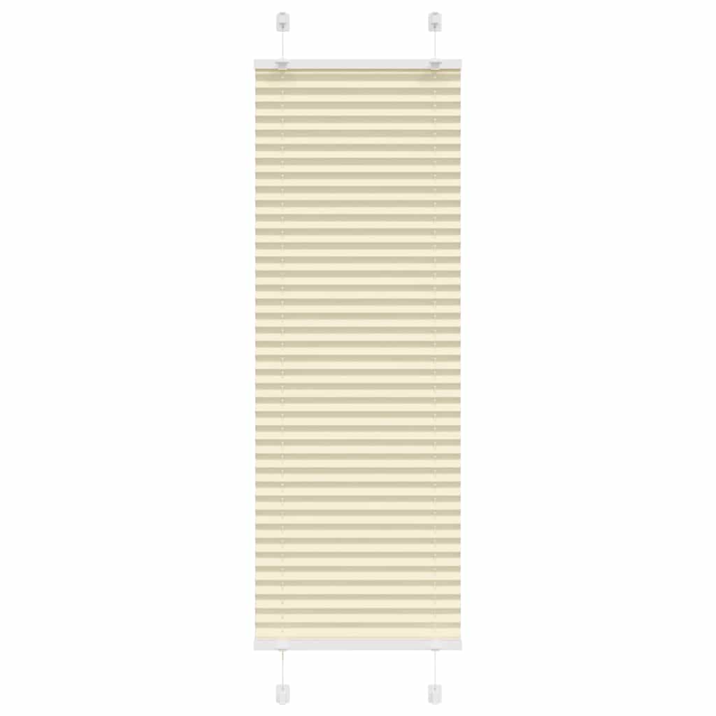 Pleated blind cream 40x100 cm fabric width 39.4 cm polyester