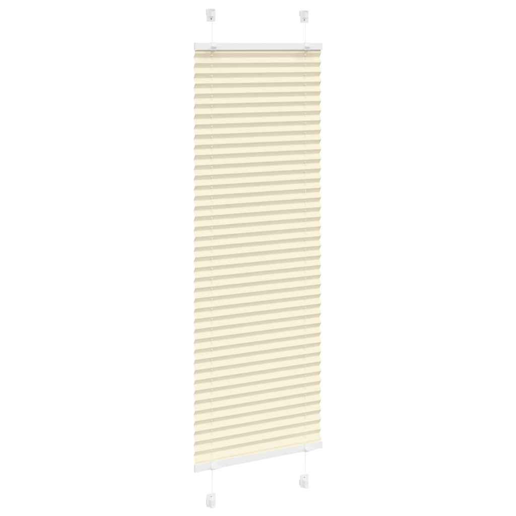 Pleated blind cream 40x100 cm fabric width 39.4 cm polyester